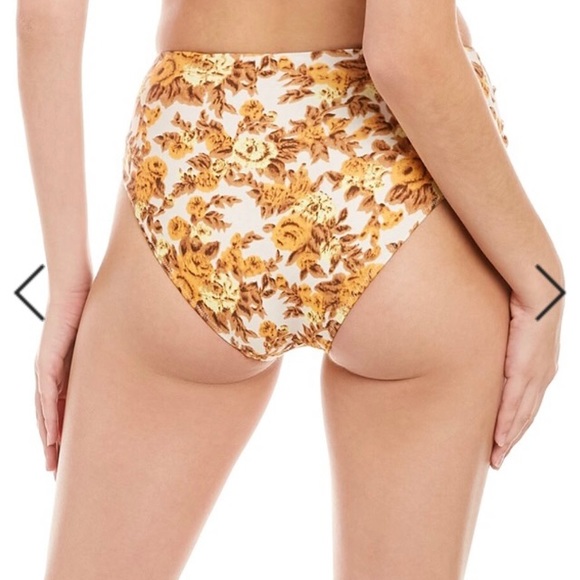 Jonathan Simkhai Women Bailee Twist Front Bikini Swim Bottom Size S - Picture 3 of 6